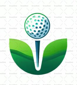 Golftee und Ball